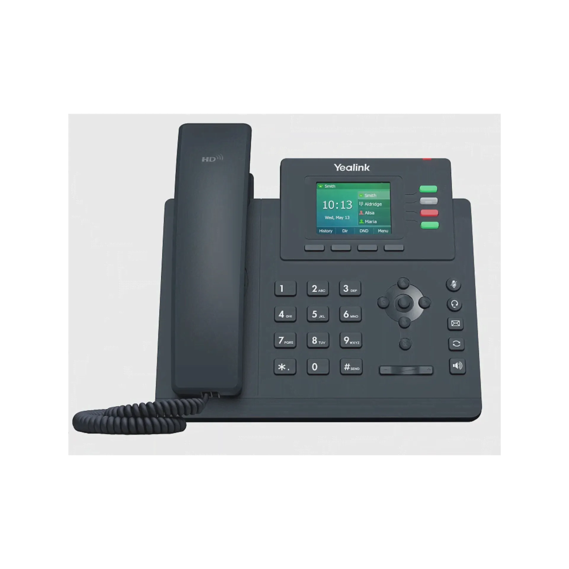 IP-телефон Yealink SIP-T33P, цветной экран, 4 аккаунта, PoE