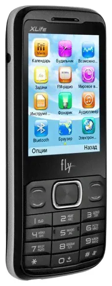 Телефон Fly DS124 Black