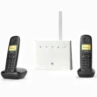 Комплект SIM 311-2 стационарный сотовый телефон 4G 3G GSM с 2-мя радиотрубками под сим карту-0