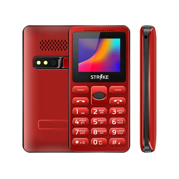 Мобильный телефон кнопочный Мобильный телефон кнопочный STRIKE S10 Red