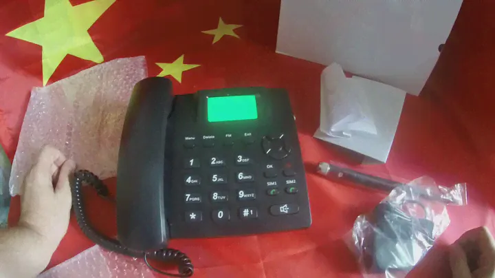 Стационарный gsm телефон теперь не только на русском , но и на 2 сим - карты